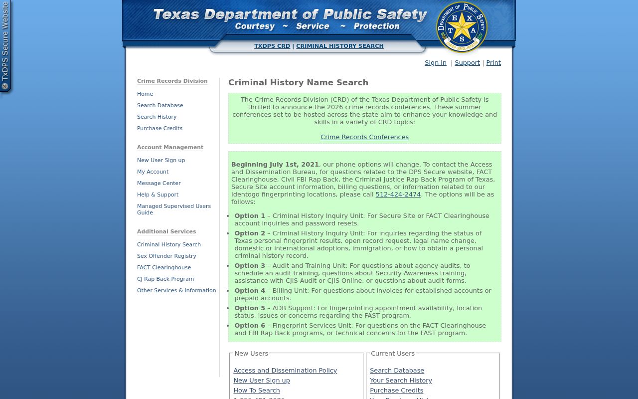 Texas DPS conviction search used with Jim Wells County arrest research