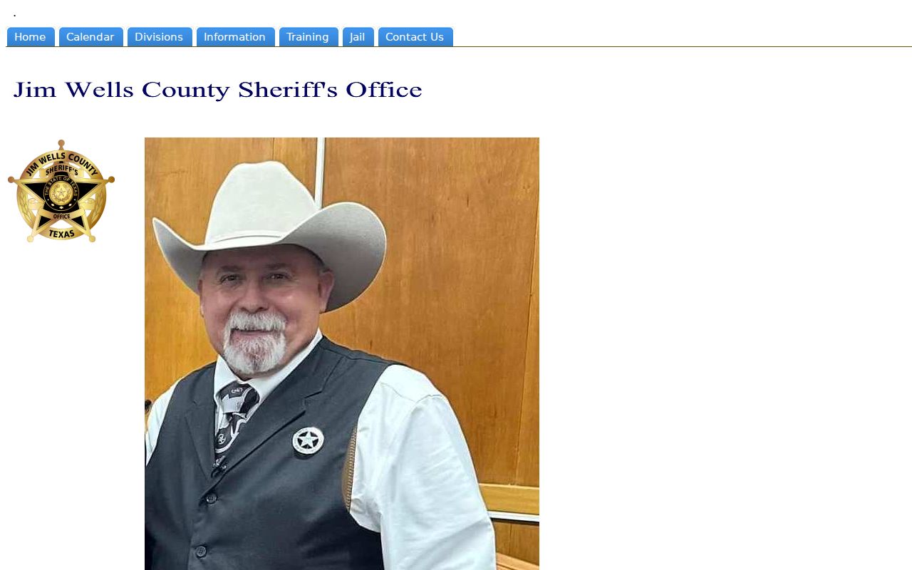Jim Wells County criminal booking records sheriff homepage